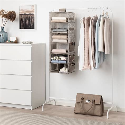 ikea closet hanging organizer